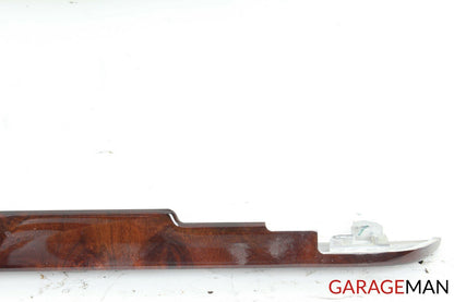 07-09 MERCEDES W221 S550 S600 CENTER CONSOLE TRIM BEZEL PANEL WOOD OEM
