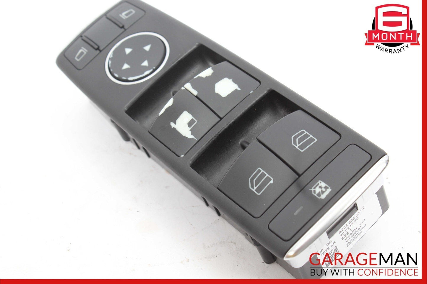 08-14 Mercedes W204 C280 C300 E350 GLK350 Driver Master Window Switch OEM