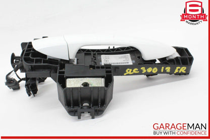 12-20 Mercedes R172 SLC300 SLK250 Right Side Exterior Door Handle White OEM