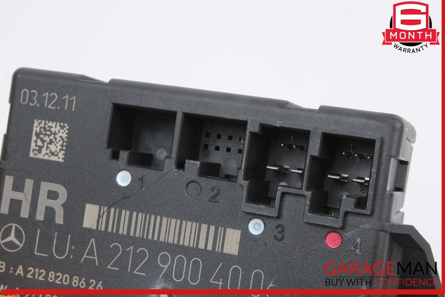 08-18 Mercedes W204 C250 Rear Right Side Door Control Module 2129004006 OEM