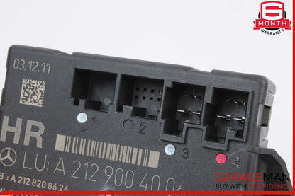 08-18 Mercedes W204 C250 Rear Right Side Door Control Module 2129004006 OEM
