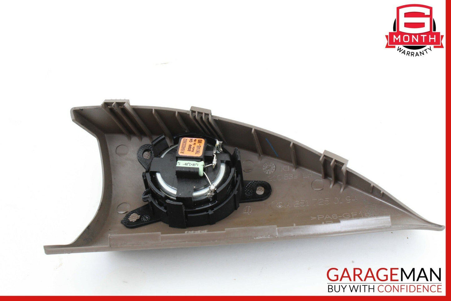 06-13 Mercedes W251 R350 R320 Left Driver Door Corner Tweeter Speaker Brown OEM