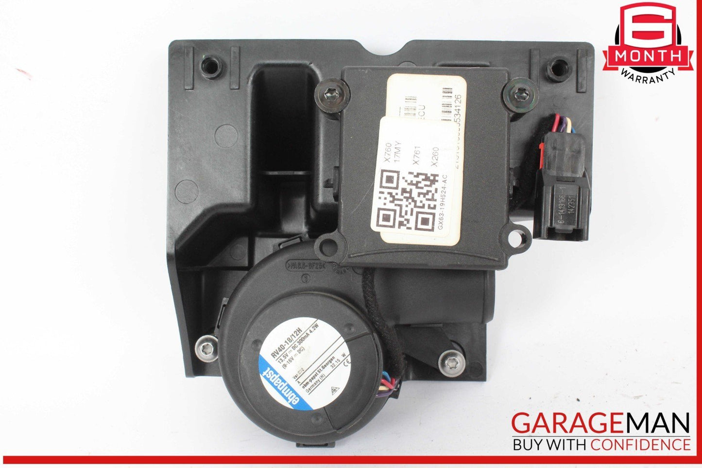16-19 Jaguar XF Head Up Display Cooling Control Unit w/ Control Module OEM
