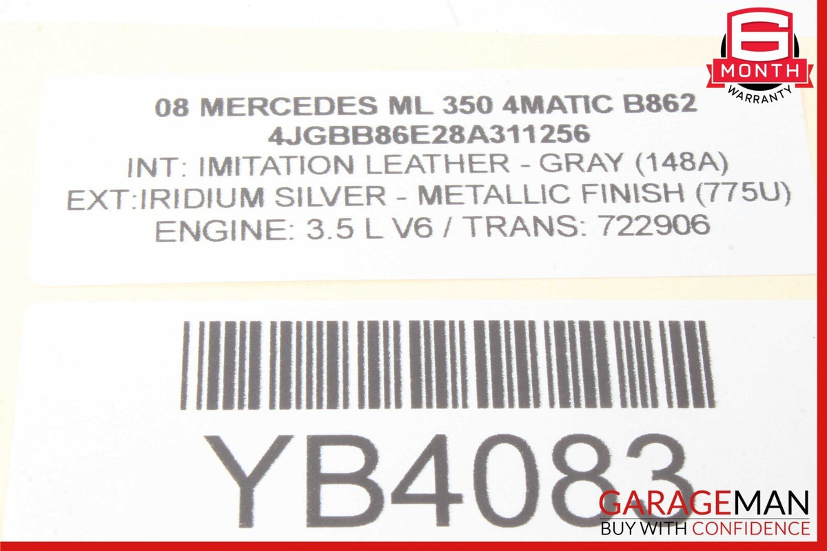 06-12 Mercedes W164 ML350 Front Drive Axle Shaft Propeller Driveshaft OEM