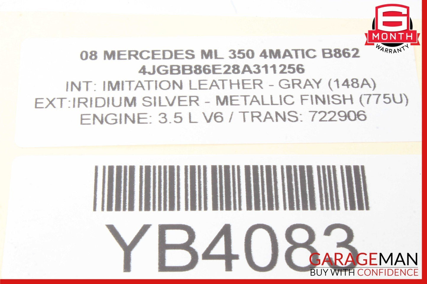 06-12 Mercedes W164 ML350 Front Drive Axle Shaft Propeller Driveshaft OEM