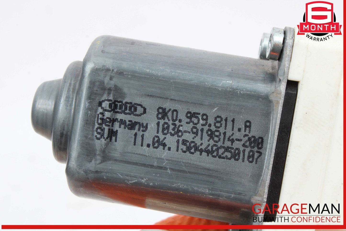 09-18 Audi Q5 SQ5 S6 Rear Left Driver Side Window Regulator Motor 8K0959811A OEM