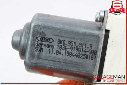 09-18 Audi Q5 SQ5 S6 Rear Left Driver Side Window Regulator Motor 8K0959811A OEM