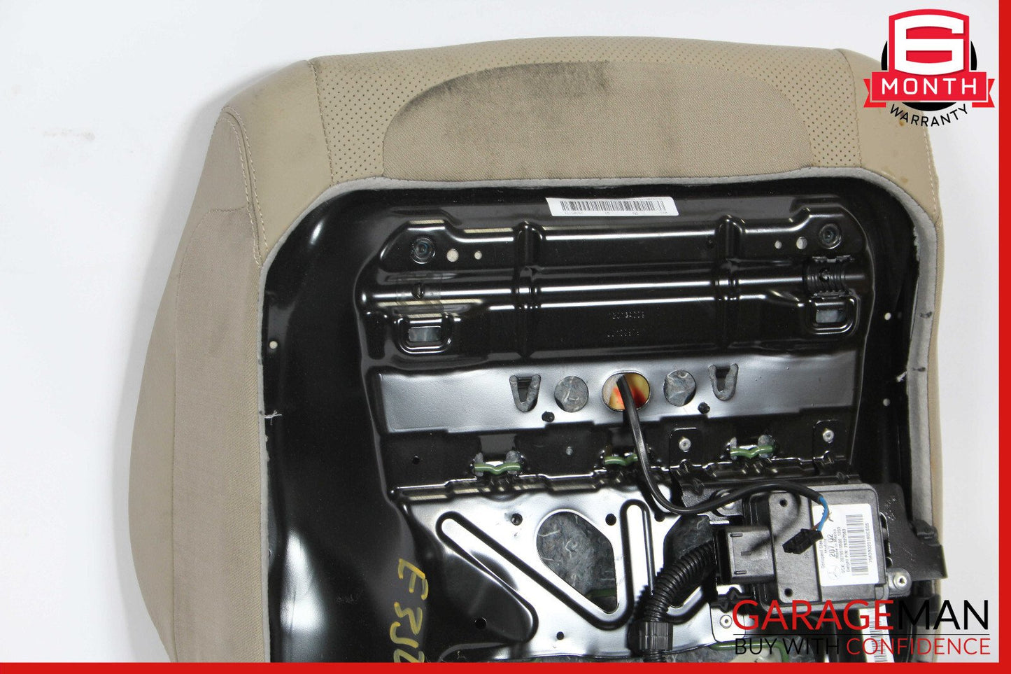 10-17 Mercedes W207 E350 E550 Front Right Lower Bottom Seat Cushion Cover Gray