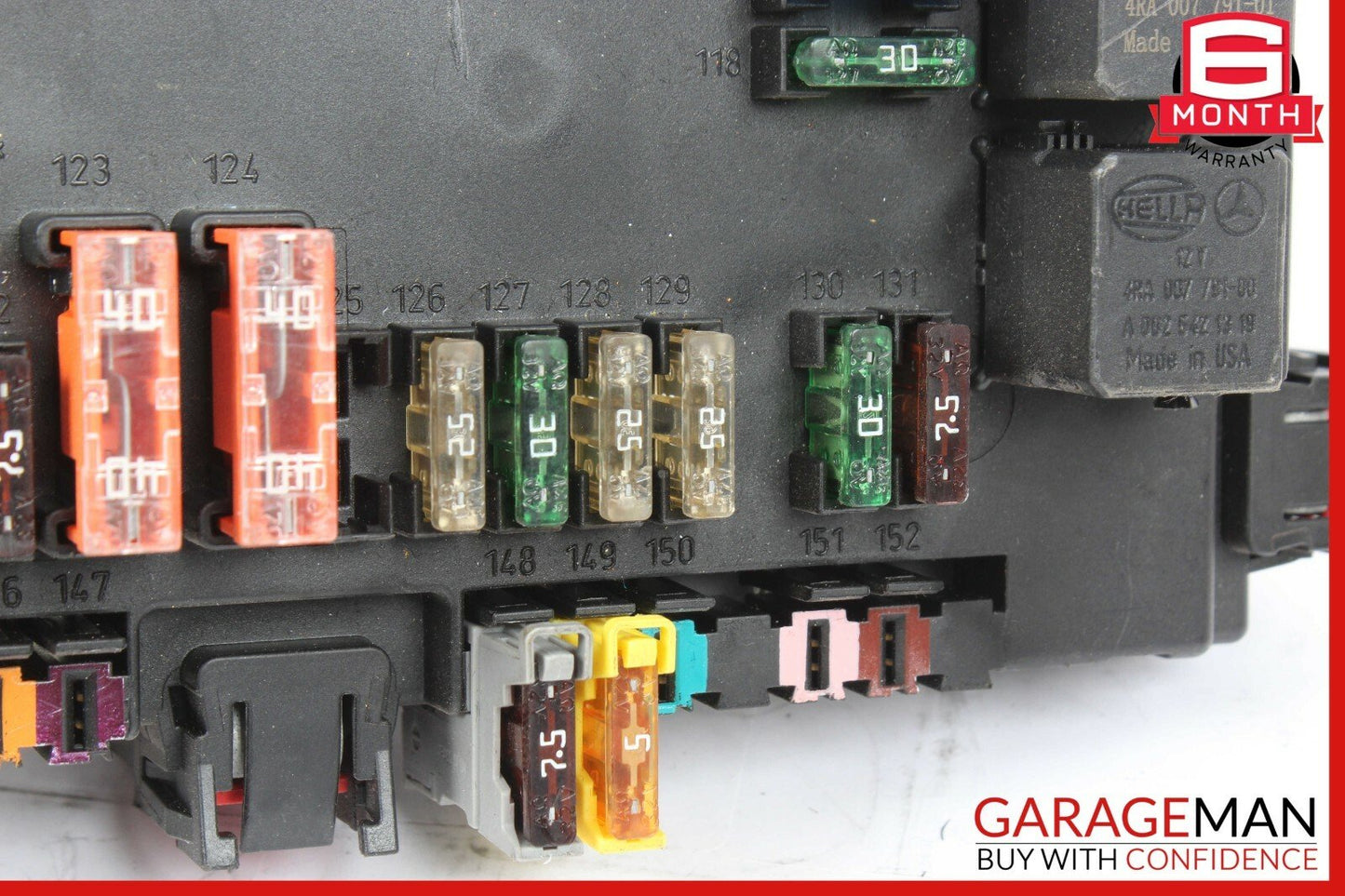07-09 Mercedes W221 S550 CL550 S63 Rear Trunk SAM Fuse Box Module 2215403550 OEM