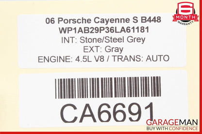 03-06 Porsche Cayenne S 955 957 ECU ECM Engine Control Module Unit 0261207696
