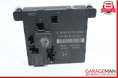 06-11 Mercedes W219 CLS550 Rear Right Side Door Control Module 2198200326 OEM