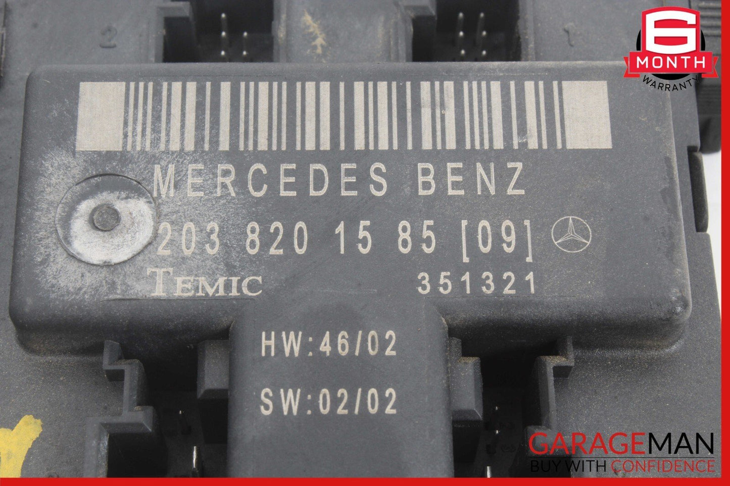 01-07 Mercedes W203 C320 C230 C280 Front Left Side Door Control Module OEM