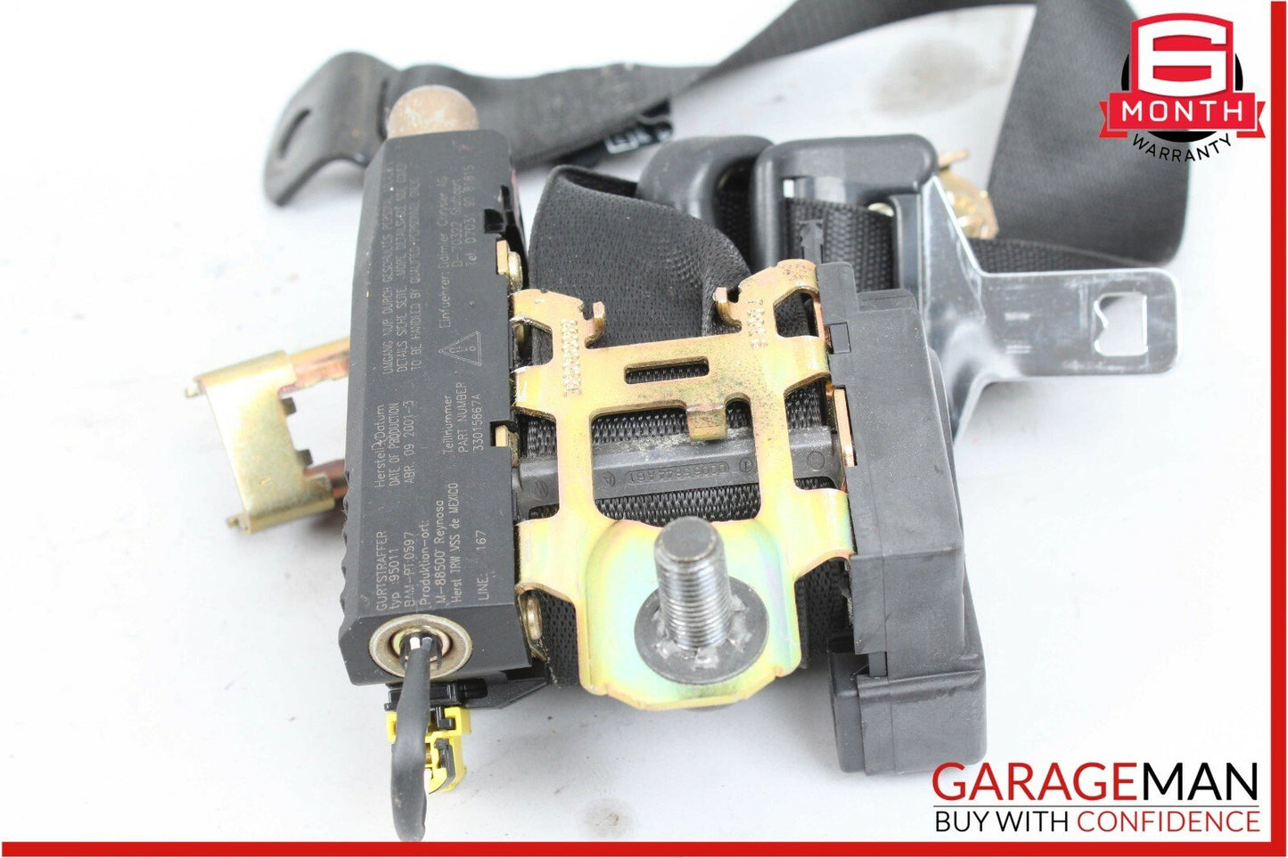 98-05 Mercedes W163 ML320 Rear Right Side Seatbelt Seat Belt Retractor OEM