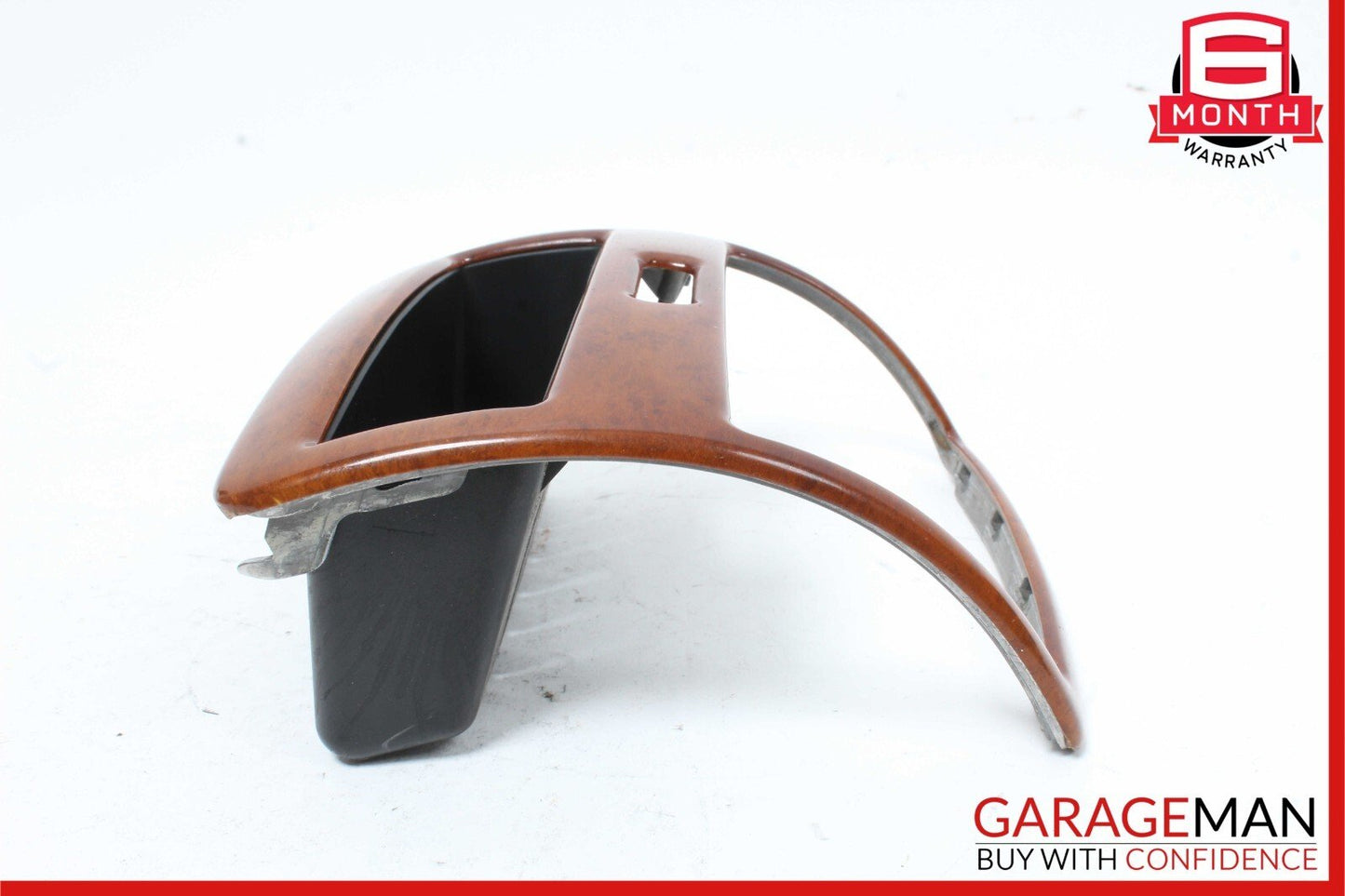 00-06 Mercedes W220 S430 S600 S55 Rear Center Console A/C Air Vent Trim Wood OEM