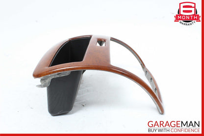 00-06 Mercedes W220 S430 S600 S55 Rear Center Console A/C Air Vent Trim Wood OEM