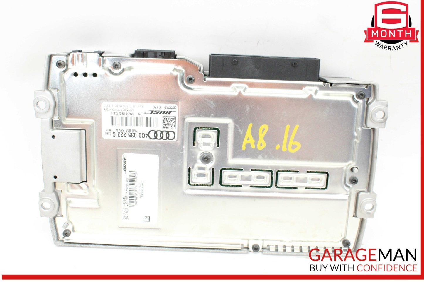 2012-2018 Audi A8 Radio Amplifier Bose 4G0035223C OEM