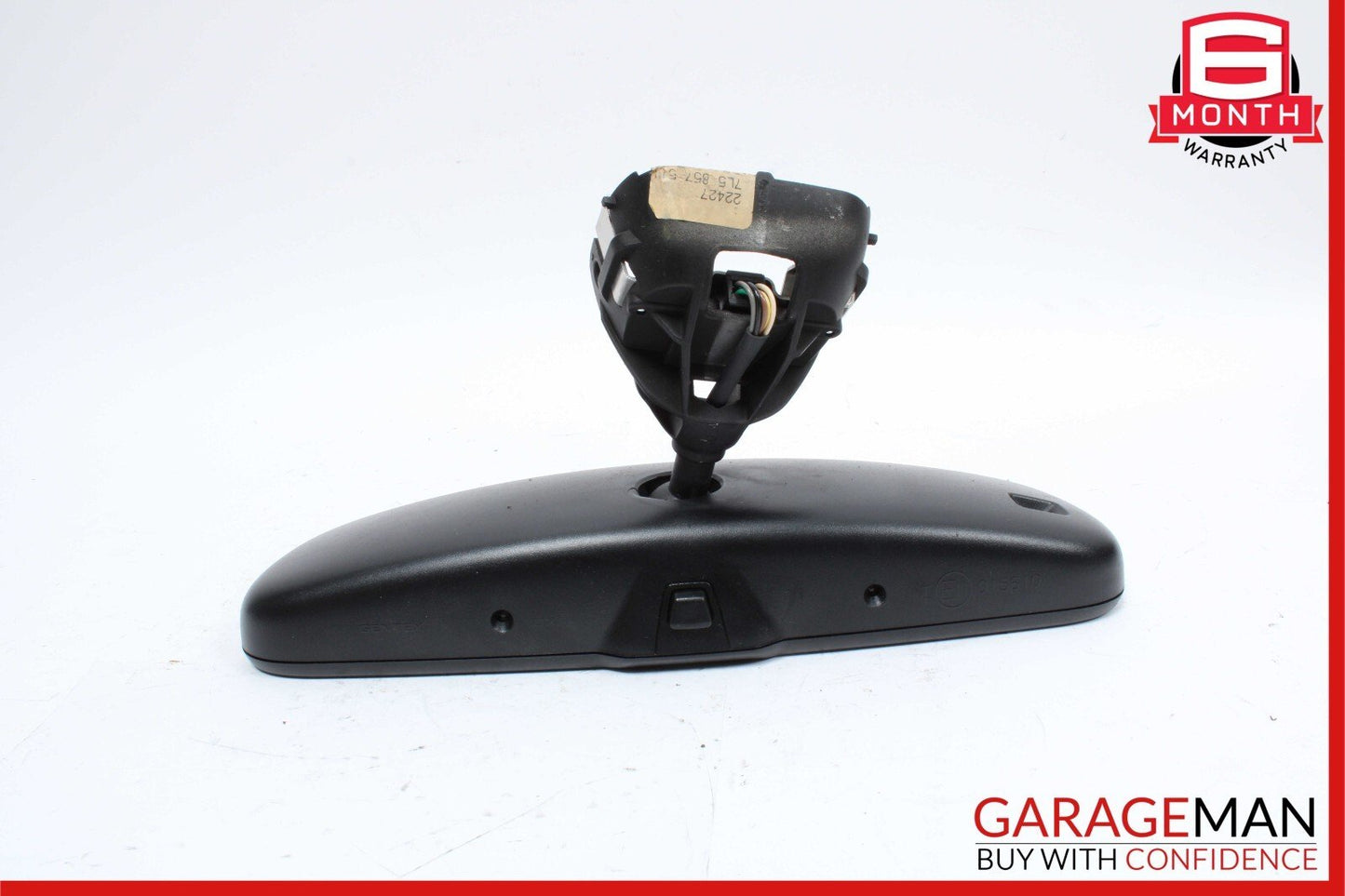 03-10 Porsche Cayenne 955 957 Interior Top Upper Rear View Mirror Black