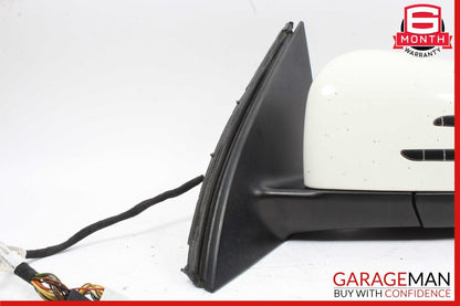 13-16 Mercedes X166 GL450 Front Left Side Mirror Glass Rear View w/ Blind Spot