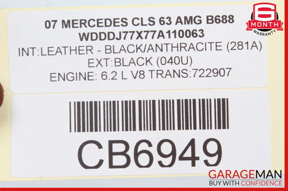 06-11 Mercedes W219 CLS63 AMG Front Left Dashboard Dash A/C Air Vent Grille Trim