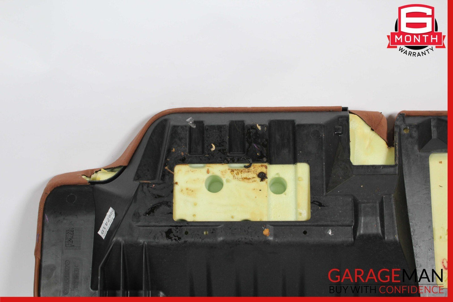03-06 Mercedes W220 S55 S65 AMG Rear Bottom Lower Seat Cushion Brown OEM