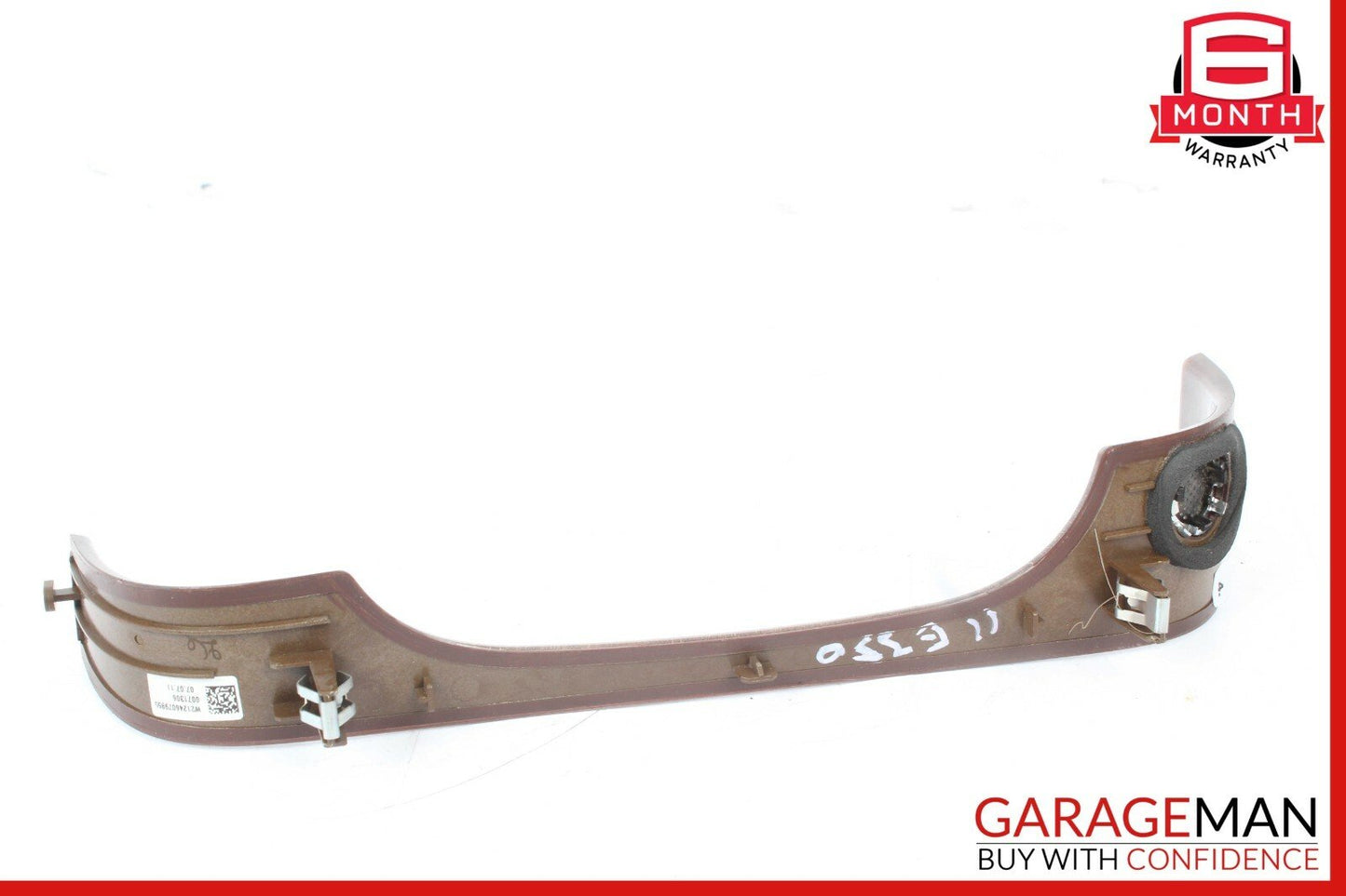 10-13 Mercedes W212 E350 E550 E63 AMG Steering Column Cover Boot Trim Wood OEM