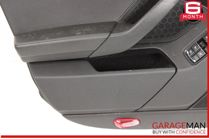 10-16 Porsche Panamera 970 Front Left Interior Door Panel Black OEM