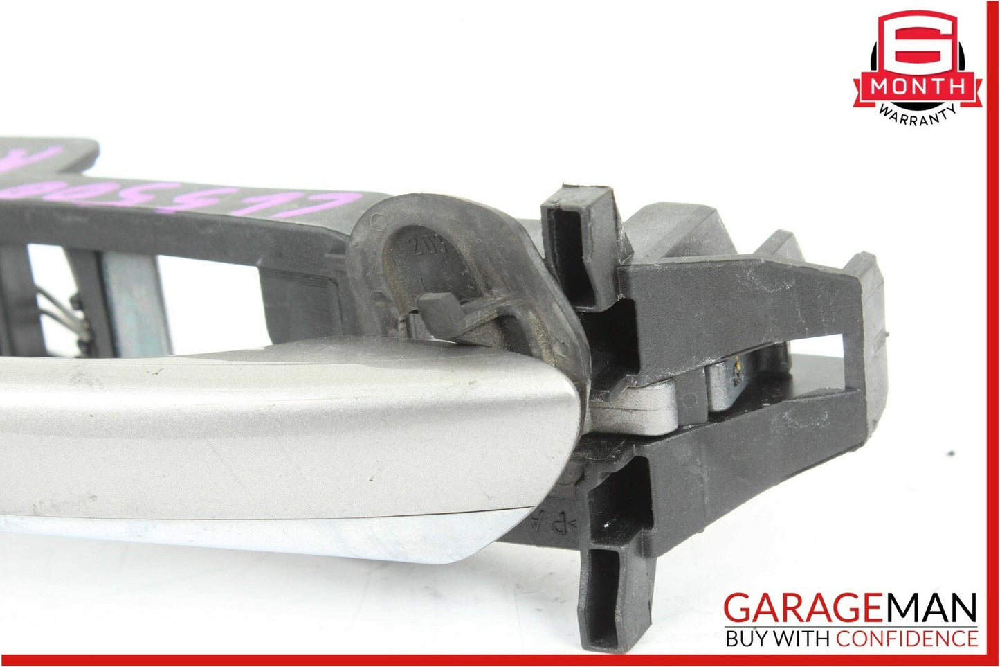 06-11 Mercedes W219 CLS500 Rear Left Side Exterior Door Handle Cubanite Silver