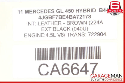 07-15 Mercedes X164 GLK450 GL350 Front Left Side Seat Lumbar Switch Control Unit