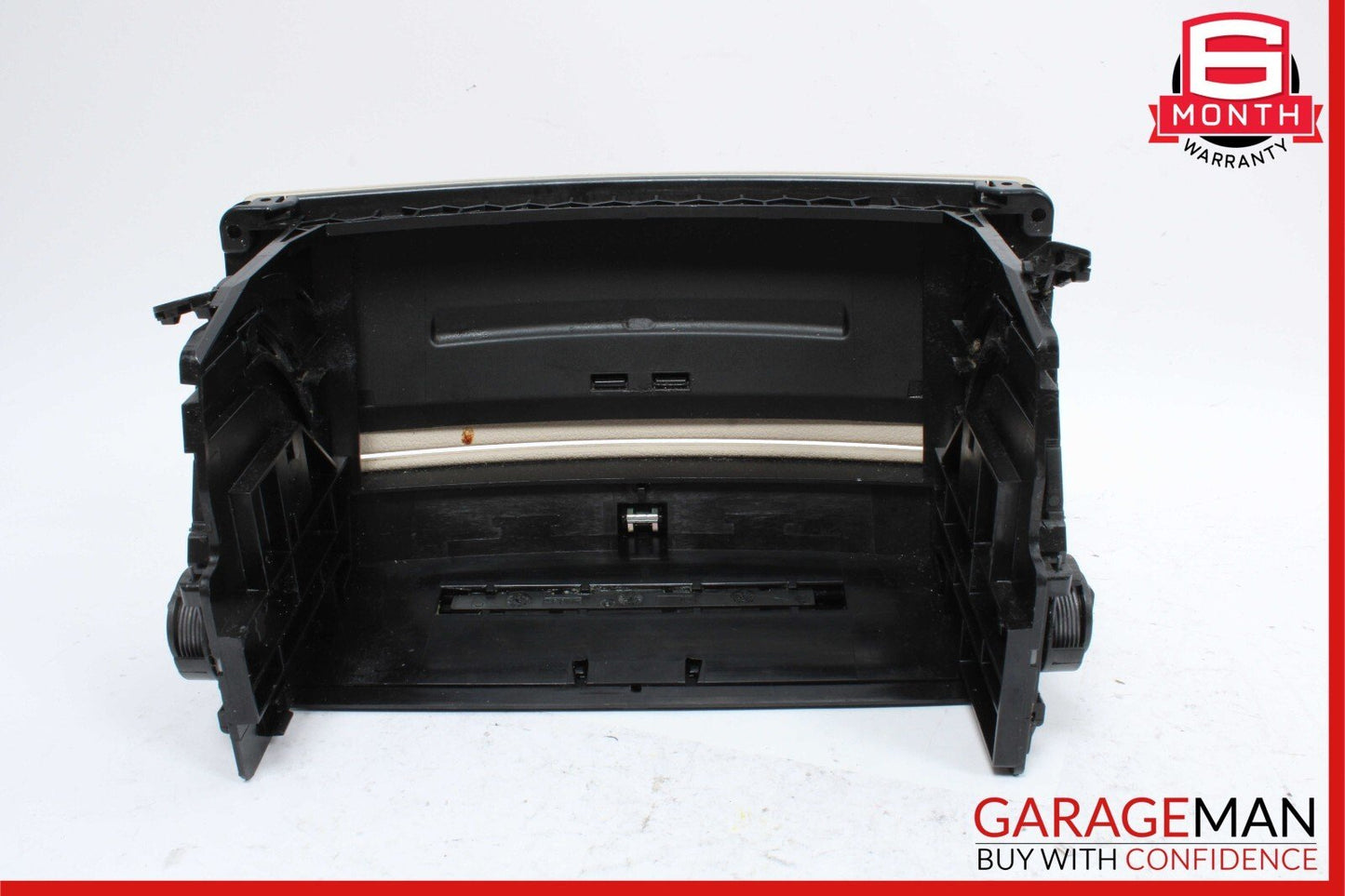 07-13 Mercedes W221 S550 CD Player Center Console Dashboard Trim Cover Beige OEM