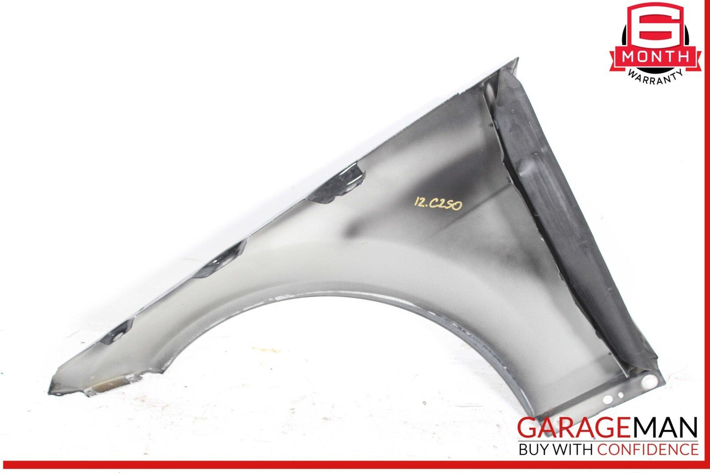 08-14 Mercedes W204 C250 C350 Front Right Side Wing Fender Panel Black OEM