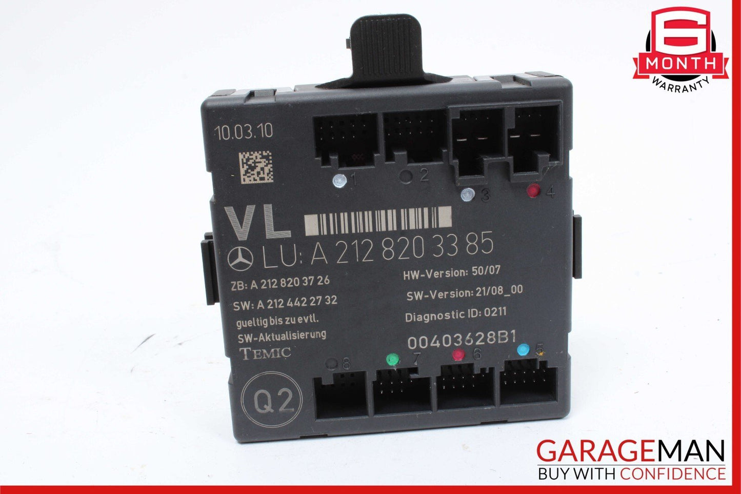 08-18 Mercedes W212 E350 SLK350 E400 Front Left Side Door Control Module OEM