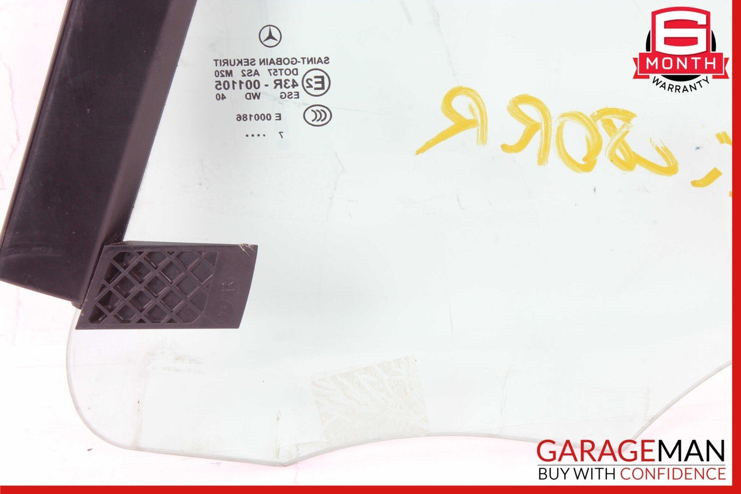 05-11 Mercedes R171 SLK280 SLK350 Quarter Window Glass Rear Right Side OEM