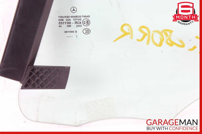 05-11 Mercedes R171 SLK280 SLK350 Quarter Window Glass Rear Right Side OEM