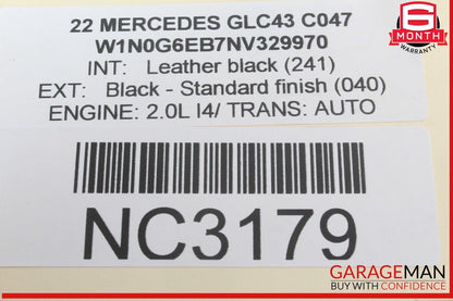 16-22 Mercedes X253 GLC43 AMG Front Left Driver Side Window Regulator Motor