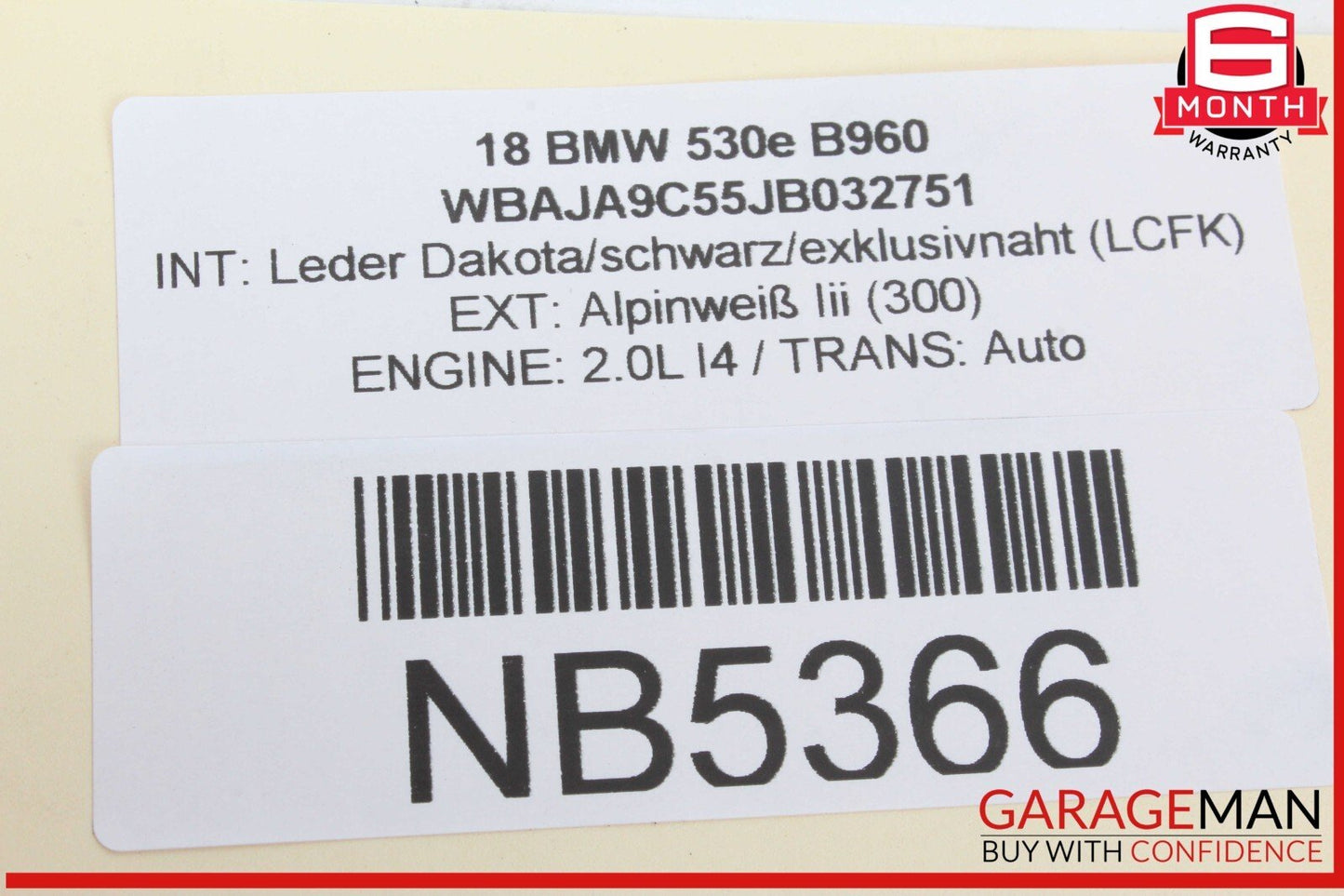 17-20 BMW 530E Front Left Driver Side Seat Control Module Unit 6999564 OEM