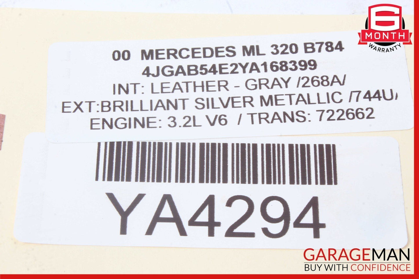 98-05 Mercedes W163 ML320 ML55 Front Left Dash Dashboard A/C AC Air Vent Grill