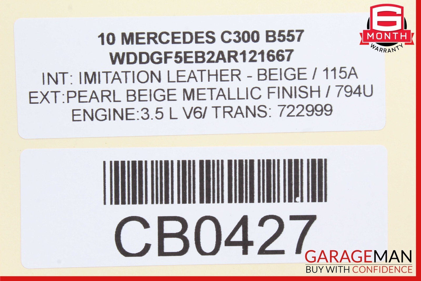08-11 Mercedes W204 C300 C350 C250 Floor Gear Selector Shifter 2042675724 OEM