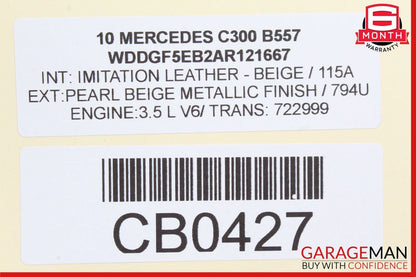 08-11 Mercedes W204 C300 C350 C250 Floor Gear Selector Shifter 2042675724 OEM