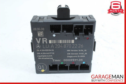 08-18 Mercedes W204 C300 C250 E400 Front Right Side Door Control Module OEM