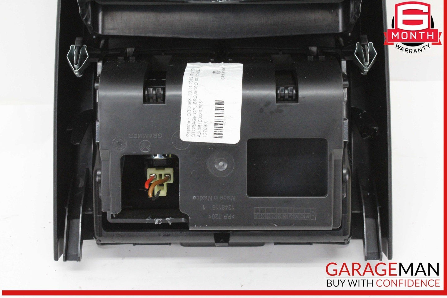 15-20 Mercedes W205 C300 C350e Rear Center Console A/C Air Vent Assy Black OEM