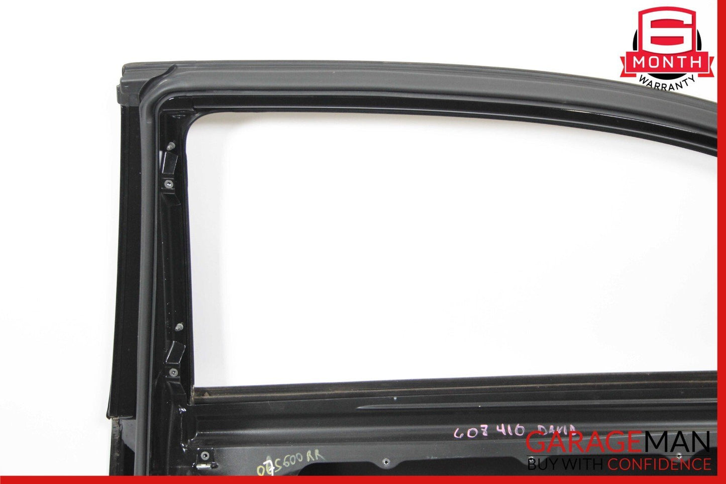07-13 Mercedes W221 S400 Rear Right Passenger Side Exterior Door Shell Black