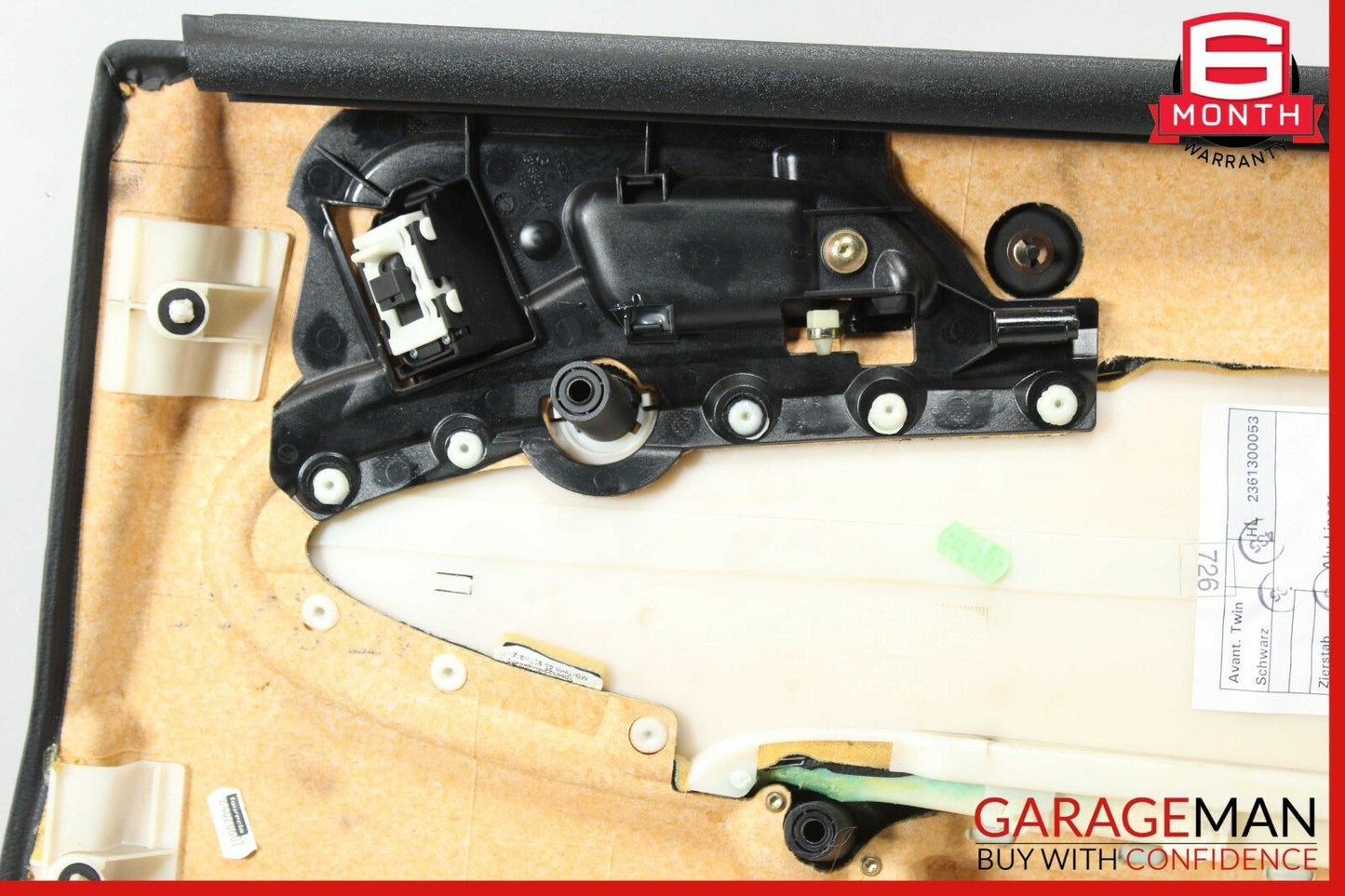 05-07 Mercedes W203 C230 C280 Sedan Rear Left Interior Door Panel Cover Black