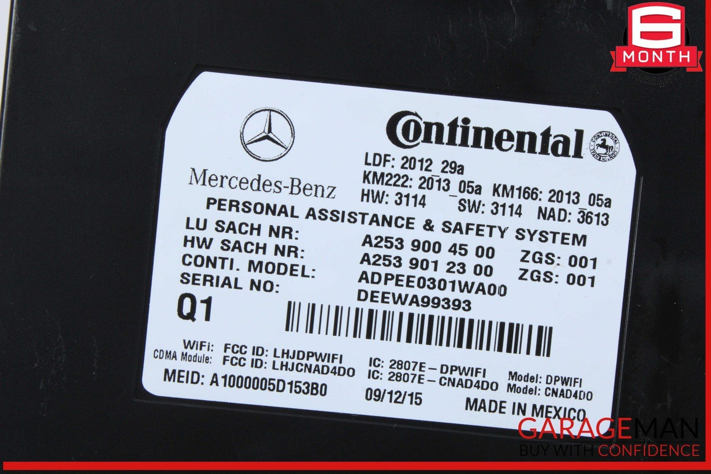 14-17 Mercedes W207 E400 S550 Communication Tele Aid Control Module Unit OEM