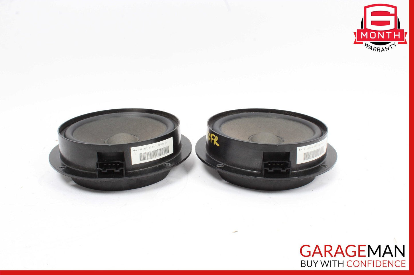 06-12 Mercedes GL450 Front Left & Right Door Sound Audio Speakers Set of 2