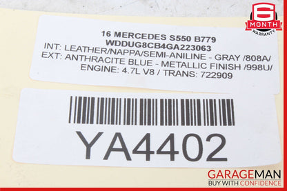 14-20 Mercedes W222 S550 S600 S63 Parking Brake Release Handle 2229050106 OEM