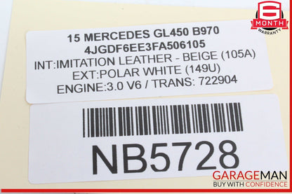 06-19 Mercedes X164 GL450 ML350 Rear Glass Windshield Wiper Motor 2518200042 OEM