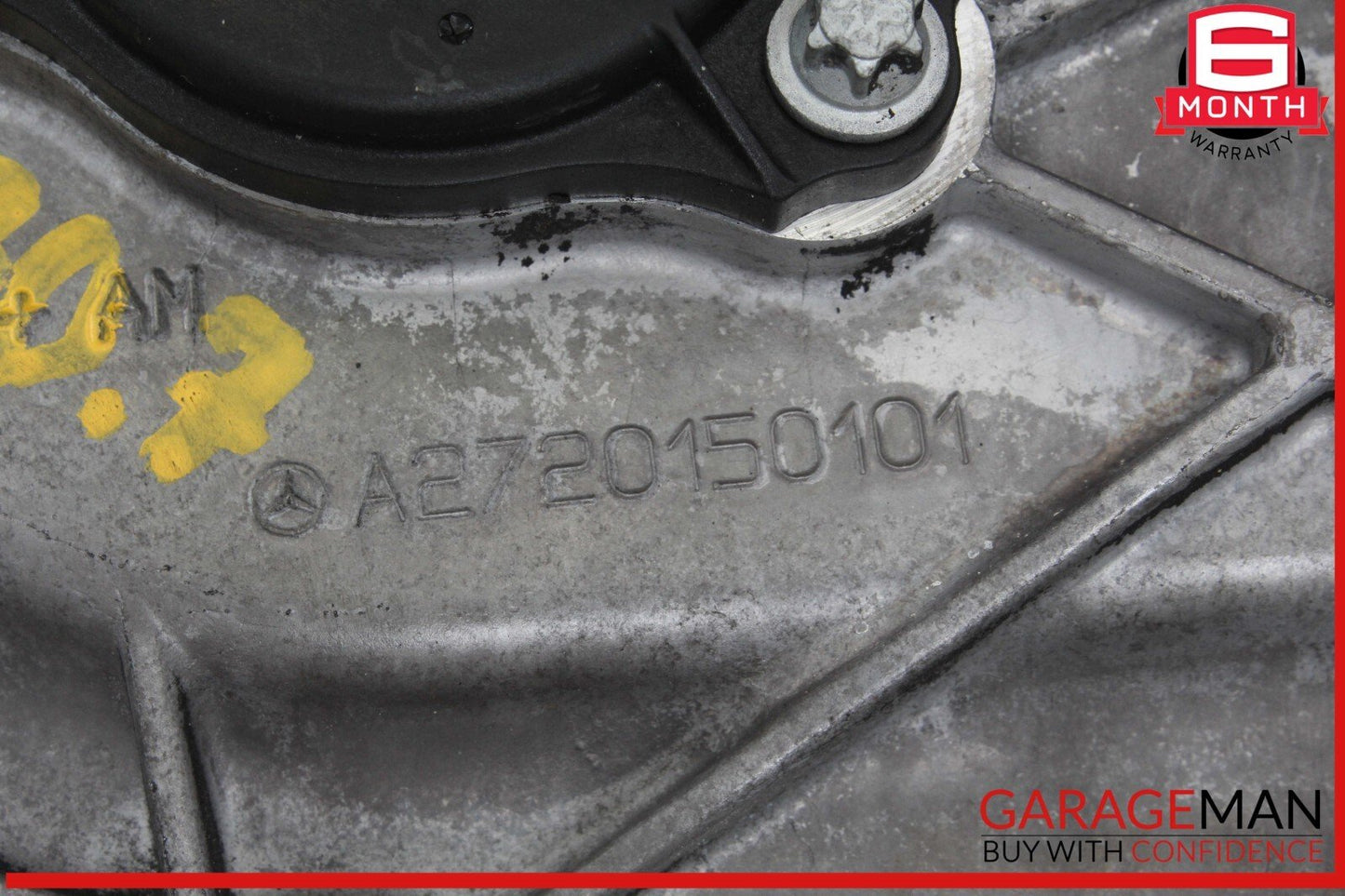 06-10 Mercedes W203 C230 R350 E350 Front Right Engine Timing Chain Cover Plate