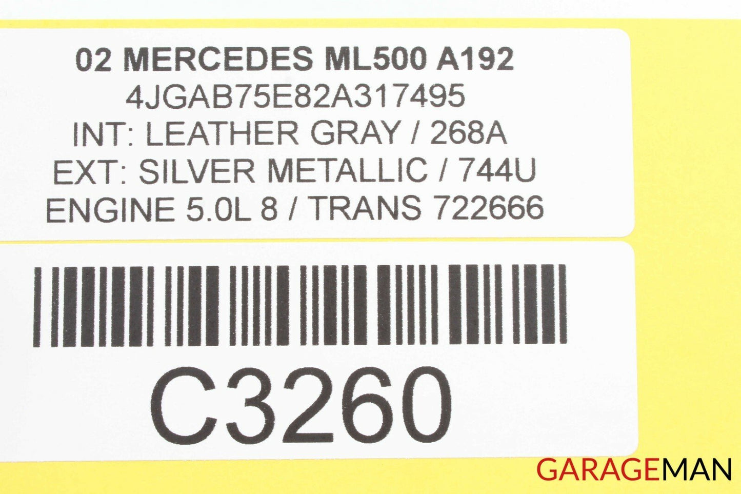 98-05 MERCEDES W163 ML320 ML500 TELEPHONE VOICE CONTROL MODULE 2208202185 Q5 OEM