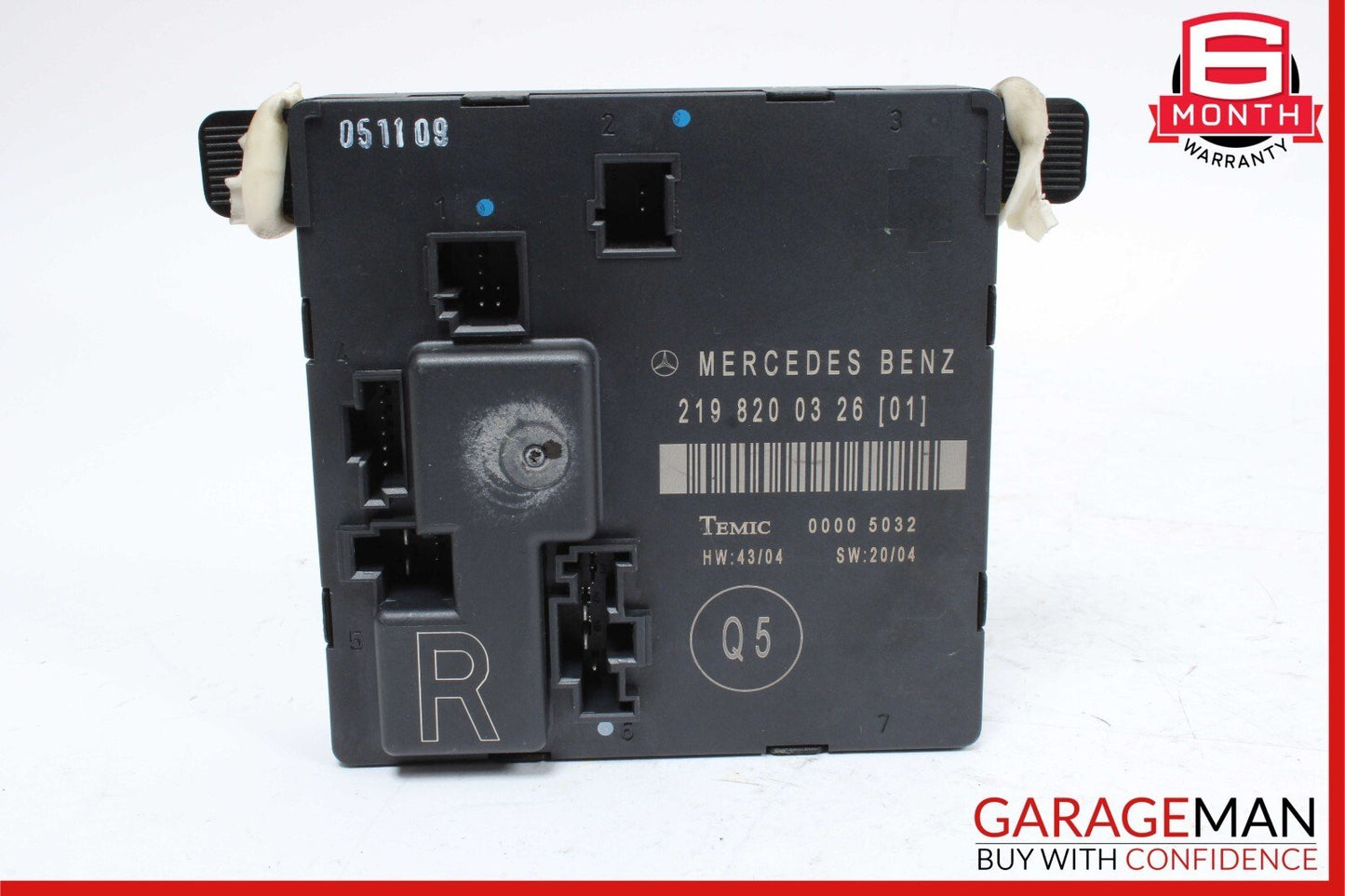 06-11 Mercedes W219 CLS500 CLS55 AMG Rear Right Side Door Control Module OEM