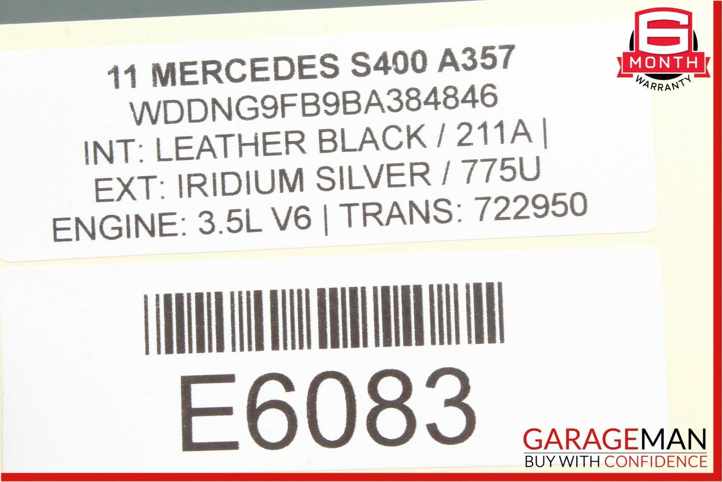 10-13 Mercedes W221 S400 S63 AMG Rear Right or Left Door Control Module OEM